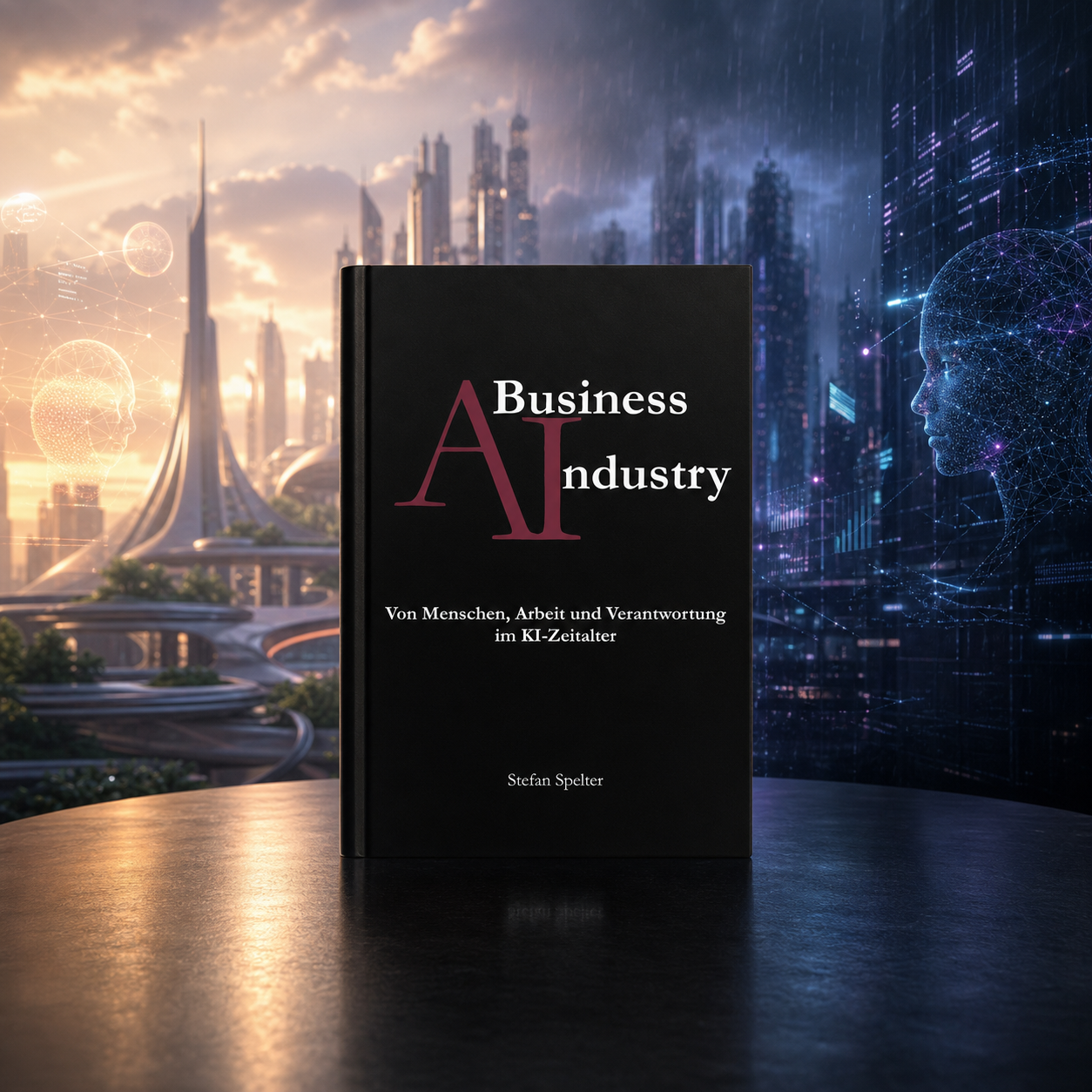 Buchcover A Business Industry von Stefan Spelter, Von Menschen, Arbeit
und Verantwortung im KI-Zeitalter